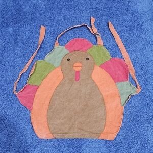 TAG Turkey Apron Thanksgiving Toddler Size